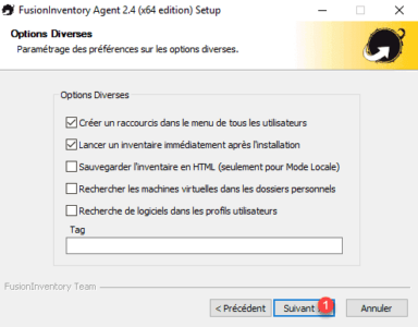 Options diverses