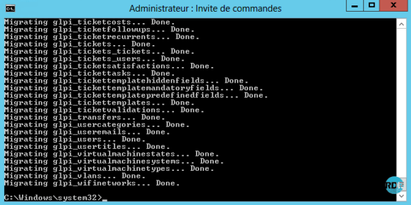 Migration innodb terminée