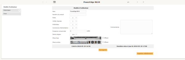 modèles de serveur avec images