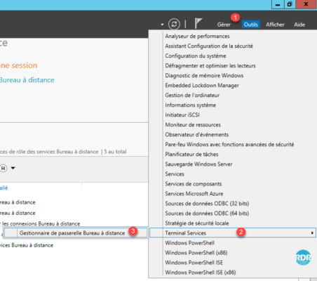 Ouvrir la console de Gestion