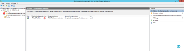 Stratégie d'autorisation des connexions