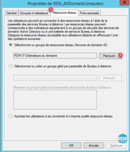 Modifier les ressources
