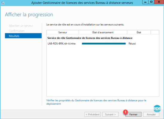 Fermer l'assistant