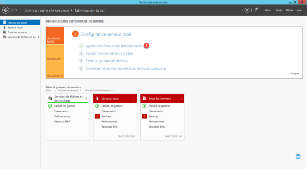 Gestionnaire de serveur