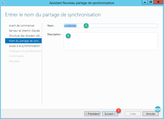 Informations sur le dossier de travail