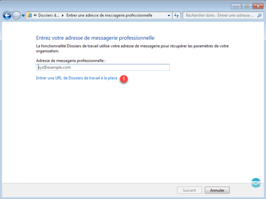 Configurer par l'URL